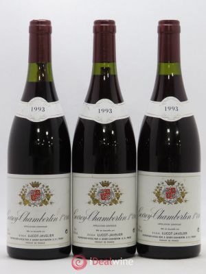 Gevrey-Chambertin Lucot Javelier 1er Cru 1993 - Lot of 3 Bottles