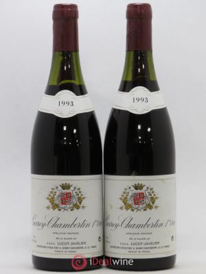 Gevrey-Chambertin 1er Cru Lucot Javelier 1993 - Lot of 2 Bottles