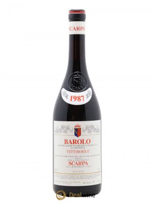 Barolo DOCG Scarpa Tettimorra 1987 - Lot of 1 Bottle
