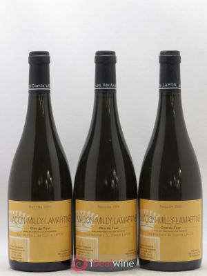 Mâcon Milly-Lamartine Clos du Four Héritiers du Comte Lafon (Domaine des)  2009 - Lot of 3 Bottles