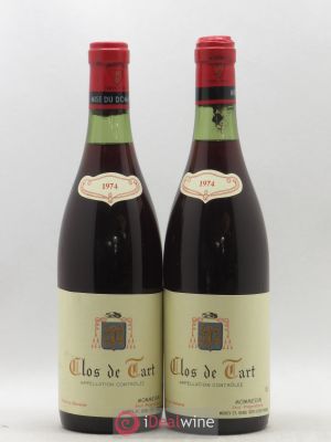 Clos de Tart Grand Cru Mommessin  1974 - Lot of 2 Bottles