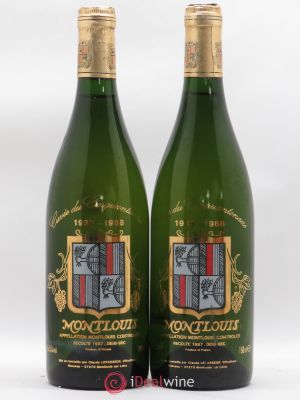 Montlouis-sur-Loire Demi-Sec Cuvée du Cinquantenaire Claude Levasseur 1987 - Lot of 2 Bottles