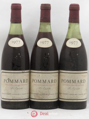 Pommard 1er Cru Les Epenots Parent (Domaine)  1977 - Lot de 3 Bouteilles