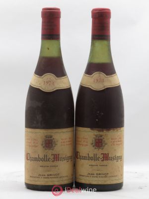 Chambolle-Musigny Jean Grivot 1973 - Lot de 2 Bouteilles