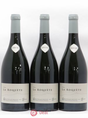 Châteauneuf-du-Pape La Roquète - Anciennement La Roquette (Domaine de) Clos de La Roquète Vignobles Brunier  2014 - Lot of 3 Bottles