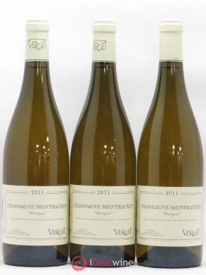Chassagne-Montrachet 1er Cru Morgeot Verget  2011 - Lot of 3 Bottles