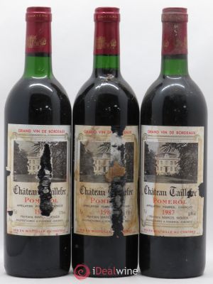 Château Taillefer  1987 - Lot of 3 Bottles