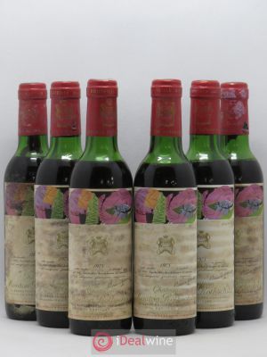 Château Mouton Rothschild 1er Grand Cru Classé  1975 - Lot of 6 Half-bottles
