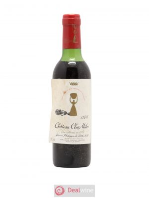 Château Clerc Milon 5ème Grand Cru Classé  1976 - Lot de 1 Demi-bouteille