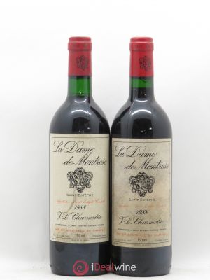 La Dame de Montrose Second Vin  1988 - Lot de 2 Bouteilles