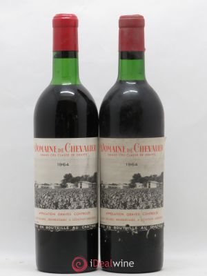 Domaine de Chevalier Cru Classé de Graves  1964 - Lot of 2 Bottles