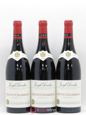 Griotte-Chambertin Grand Cru Joseph Drouhin  2013 - Lot of 3 Bottles