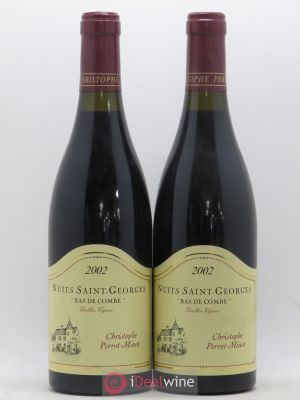 Nuits Saint-Georges Bas de Combes Vieilles Vignes Perrot Minot 2002 - Lot de 2 Bouteilles