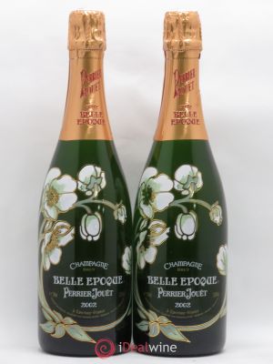 Cuvée Belle Epoque Perrier Jouët  2002 - Lot of 2 Bottles