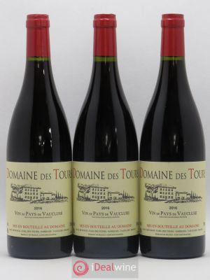 IGP Vaucluse (Vin de Pays de Vaucluse) Domaine des Tours E.Reynaud  2016 - Lot de 3 Bouteilles