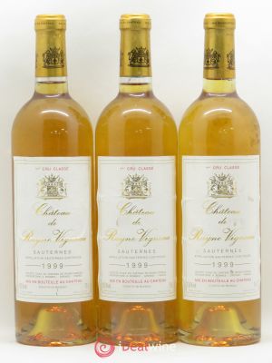 Château de Rayne Vigneau 1er Grand Cru Classé  1999 - Lot of 3 Bottles