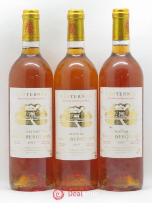 Château Haut-Bergeron  1997 - Lot of 3 Bottles