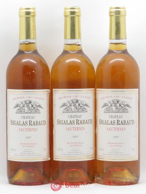 Château Sigalas Rabaud 1er Grand Cru Classé  1997 - Lot of 3 Bottles