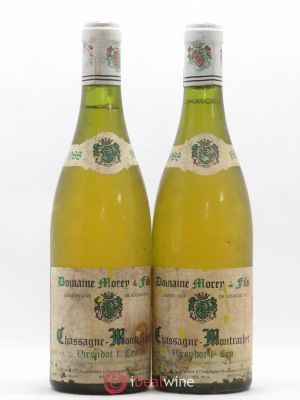 Chassagne-Montrachet 1er Cru Virondots Domaine Morey et Fils 1988 - Lot of 2 Bottles
