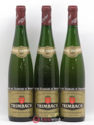 Gewurztraminer Seigneurs de Ribeaupierre Trimbach (Domaine)  1997 - Lot of 3 Bottles
