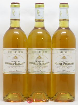 Château Lafaurie-Peyraguey 1er Grand Cru Classé  1996 - Lot de 3 Bouteilles