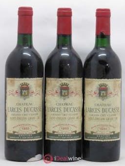 Château Larcis Ducasse 1er Grand Cru Classé B  1985 - Lot of 3 Bottles