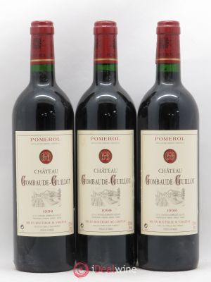 Château Gombaude Guillot  1998 - Lot of 3 Bottles