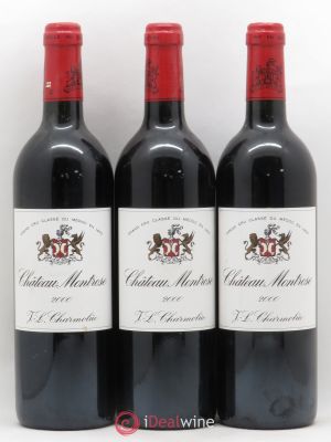 Château Montrose 2ème Grand Cru Classé  2000 - Lot of 3 Bottles