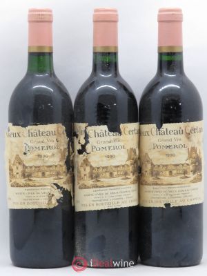 Vieux Château Certan  1990 - Lot of 3 Bottles