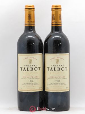 Château Talbot 4ème Grand Cru Classé  1996 - Lot of 2 Bottles