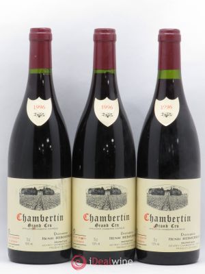 Chambertin Grand Cru Henri Rebourseau  1996 - Lot of 3 Bottles