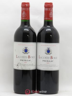 Lacoste Borie  2001 - Lot of 2 Bottles
