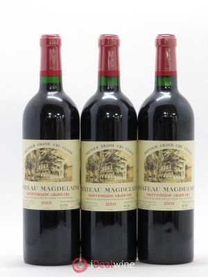 Château Magdelaine  2003 - Lot of 3 Bottles