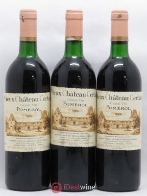 Vieux Château Certan  1989 - Lot of 3 Bottles