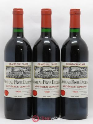 Château Pavie Decesse Grand Cru Classé  1989 - Lot of 3 Bottles
