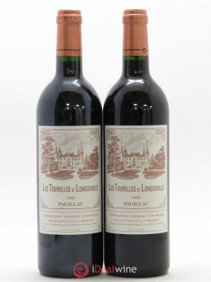 Les Tourelles de Longueville Second Vin  1998 - Lot of 2 Bottles