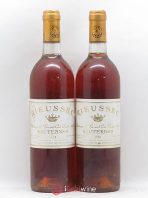 Château Rieussec 1er Grand Cru Classé  1983 - Lot of 2 Bottles
