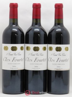 Clos Fourtet 1er Grand Cru Classé B  2004 - Lot of 3 Bottles