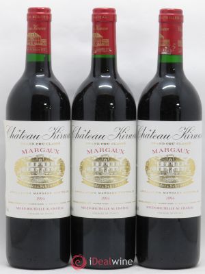 Château Kirwan 3ème Grand Cru Classé  1994 - Lot of 3 Bottles