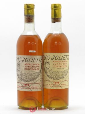 Jurançon Clos Joliette  1973 - Lot of 2 Bottles