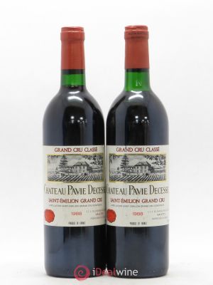 Château Pavie Decesse Grand Cru Classé  1988 - Lot of 2 Bottles