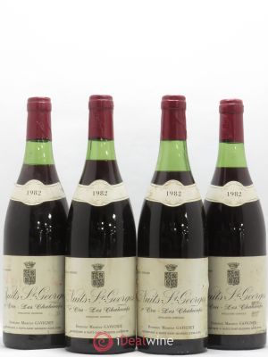 Nuits Saint-Georges 1er Cru Les Chaboeufs Gavignet 1982 - Lot of 4 Bottles
