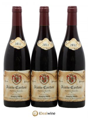 Aloxe-Corton Domaine Pinte Georges & Thierry 2017 - Lot of 3 Bottles