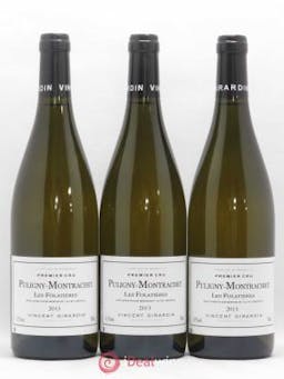 Puligny-Montrachet 1er Cru Les Folatières Vincent Girardin (Domaine)  2013 - Lot of 3 Bottles