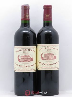 Pavillon Rouge du Château Margaux Second Vin  2004 - Lot de 2 Bouteilles