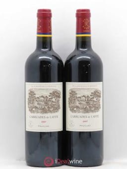 Carruades de Lafite Rothschild Second vin  2007 - Lot de 2 Bouteilles