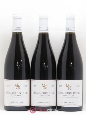 Aloxe-Corton 1er Cru Les Vercots Domaine Morey Blanc 2017 - Lot of 3 Bottles