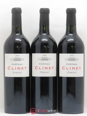 Château Clinet  2005 - Lot of 3 Bottles