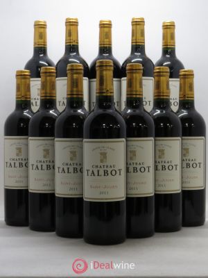 Château Talbot 4ème Grand Cru Classé  2011 - Lot of 12 Bottles