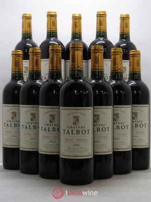 Château Talbot 4ème Grand Cru Classé  2004 - Lot of 12 Bottles